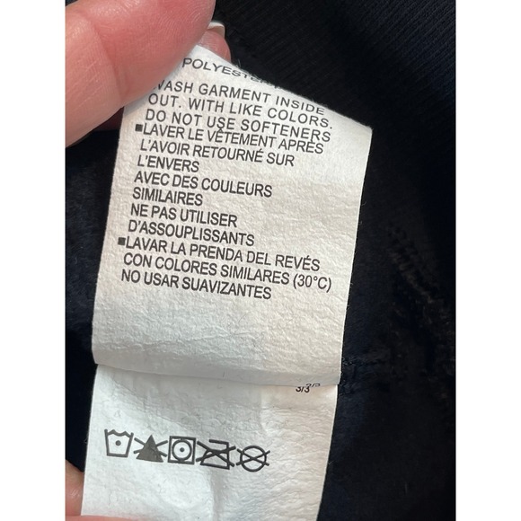 00413 -‎ Under Armour Hoodie Mens XL Big Logo Pullover Sweatshirt Black - Picture 10 of 12